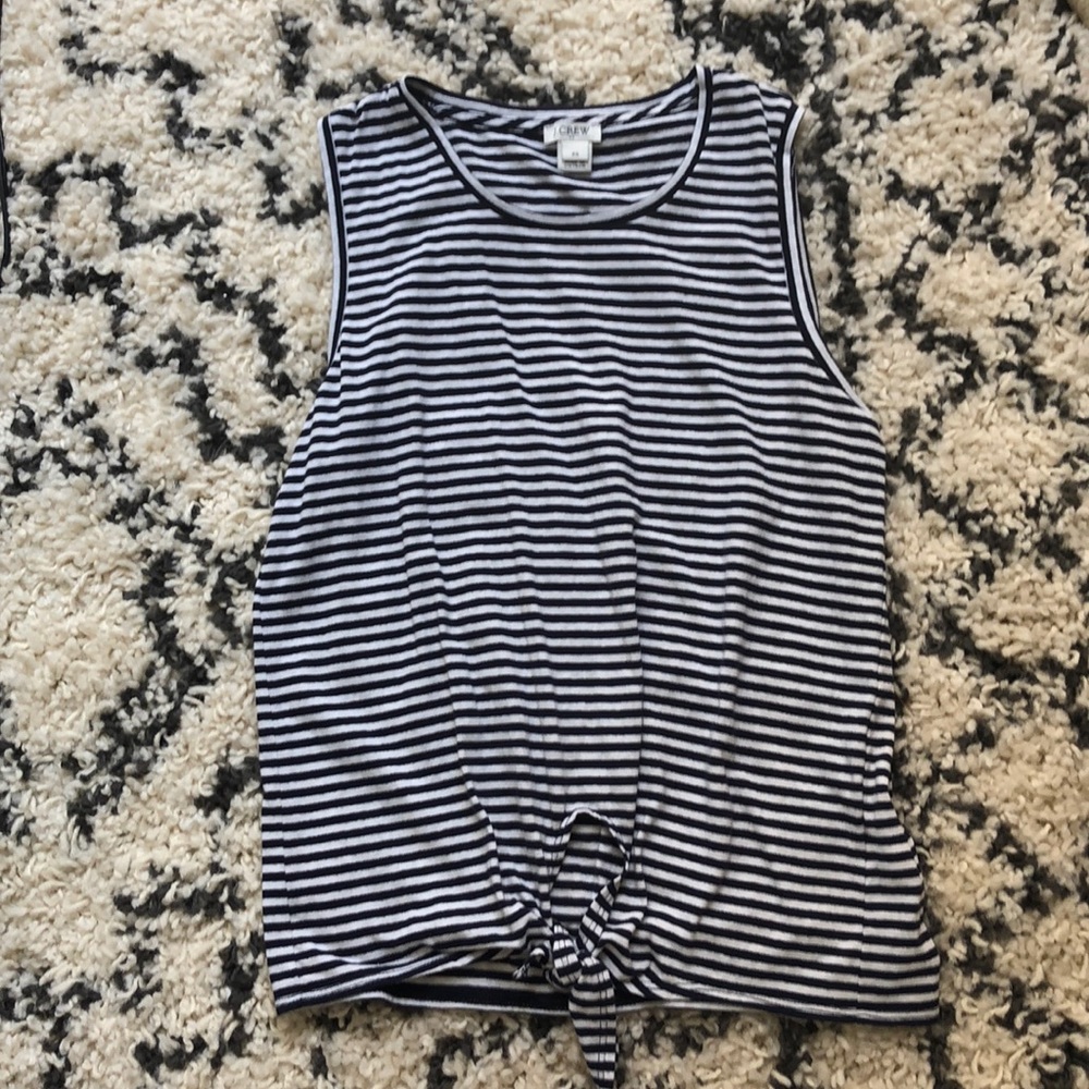 J Crew Tie in the Front Tank